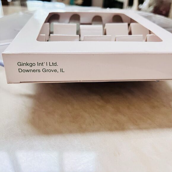 Set /4 GINKGO Ammonite Butter Spreaders Stainless 18/10 Spiral Tip Glossy - Picture 5 of 9